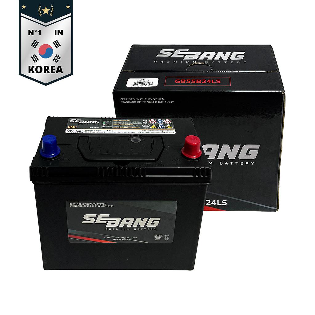 SEBANG GB55B24LS CLASE 8 UN2794-45Ah 430CCA