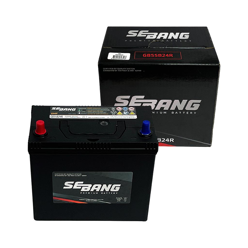 SEBANG GB55B24R CLASE 8 UN2794-45Ah 430CCA