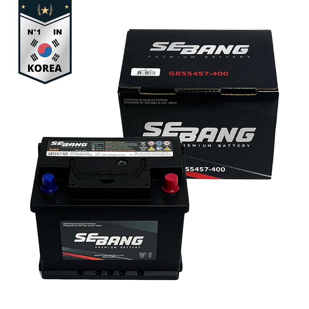 SEBANG GB55457-400 CLASE 8 UN2794-55Ah 400CCA