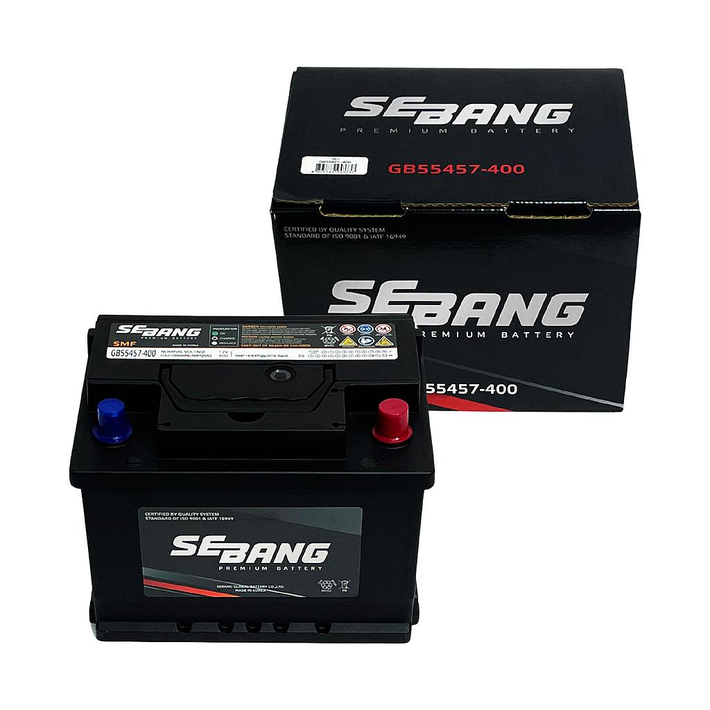 SEBANG GB55457-400 CLASE 8 UN2794-55Ah 400CCA