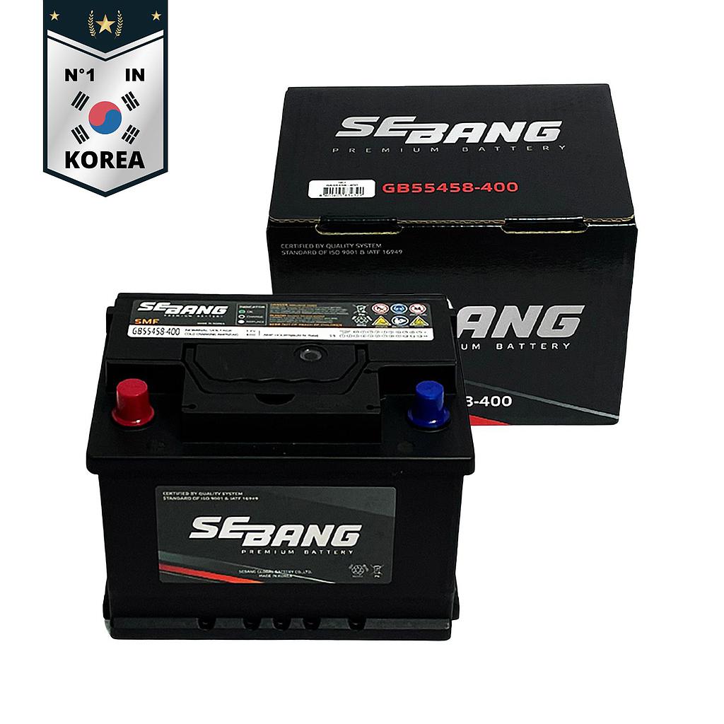 SEBANG GB55458-400 CLASE 8 UN2794-55Ah 400CCA