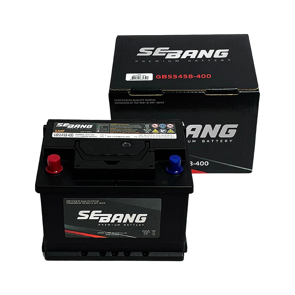 SEBANG GB55458-400 CLASE 8 UN2794-55Ah 400CCA