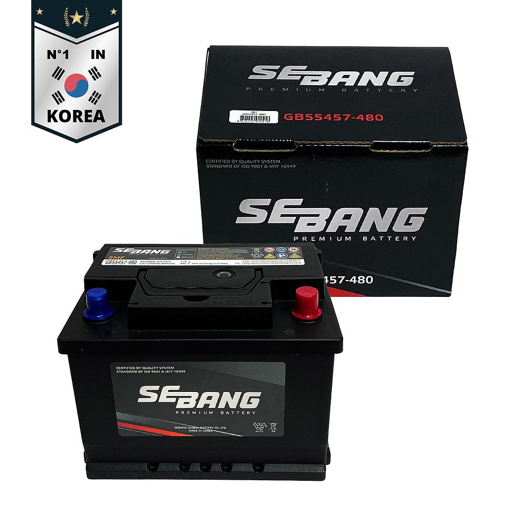 SEBANG GB55457-480 CLASE 8 UN2794-55Ah 480CCA