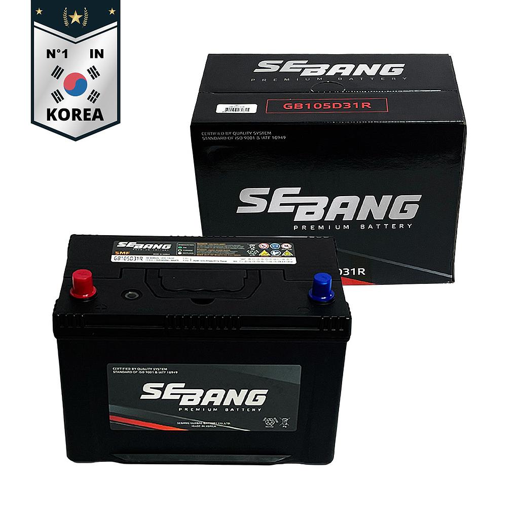 SEBANG GB105D31R CLASE 8 UN2794-90Ah 770CCA