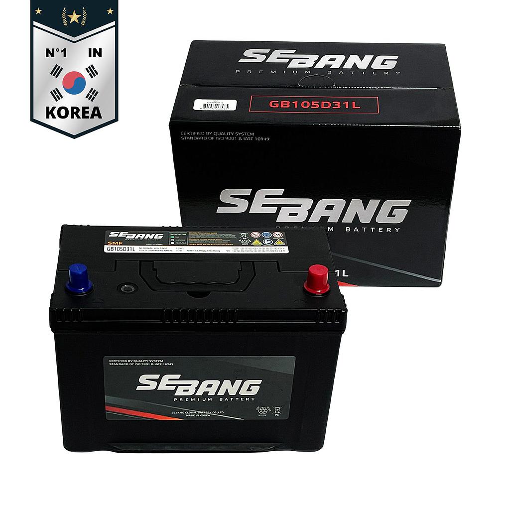 SEBANG GB105D31L CLASE 8 UN2794-90Ah 770CCA