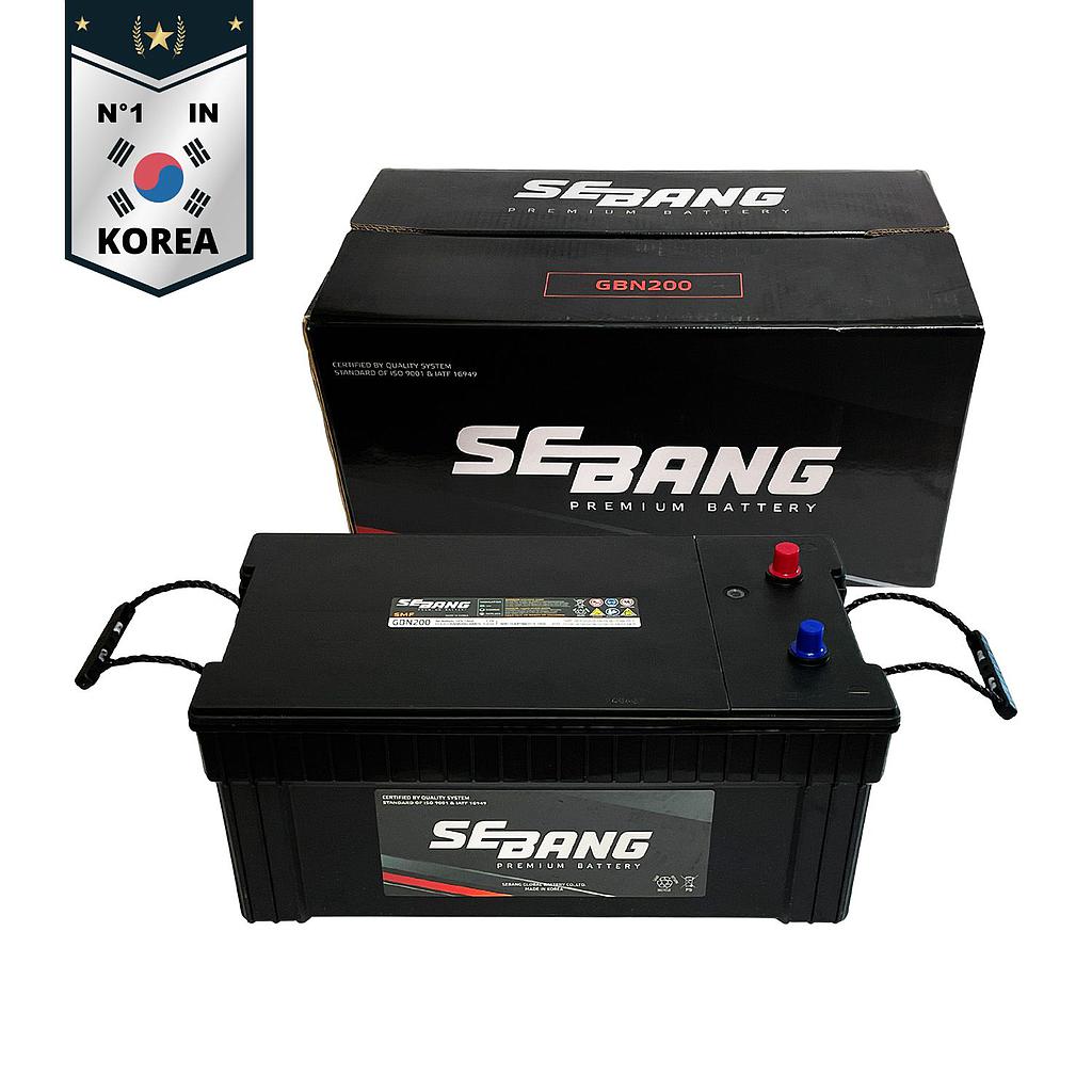 SEBANG GBN200 CLASE 8 UN2794-200Ah 1200CCA
