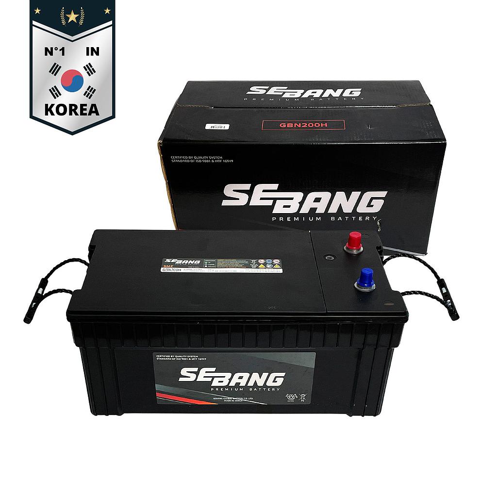 SEBANG GBN200H CLASE 8 UN2794-220Ah 1400CCA