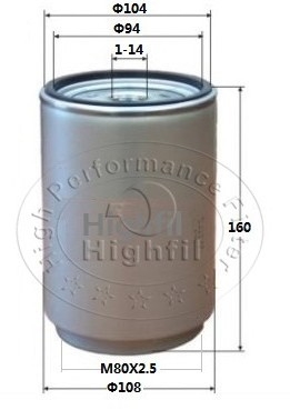 FILTRO HIGHFIL TF108204 (PSD261)